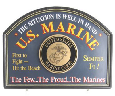 Marines Sign
