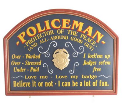Policeman Sign