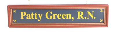 Registered Nurse Nameboard