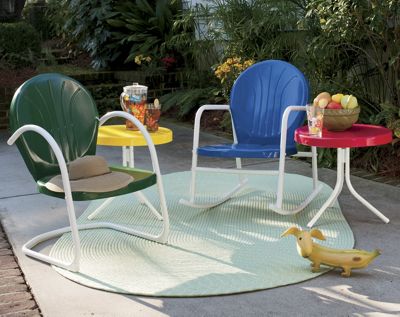 Retro Metal Lawn Furniture