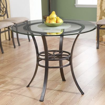 Lucianna Dining Table With Glass Top