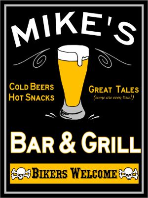 Bar and Grill Sign 1