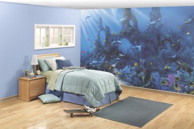 Dolphins Paradise Mural