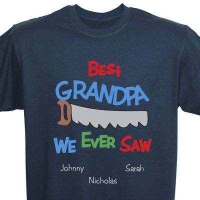 Personalized Navy Tee Best We Ever Saw