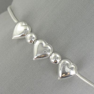 Bracelet Sterling Silver Heart