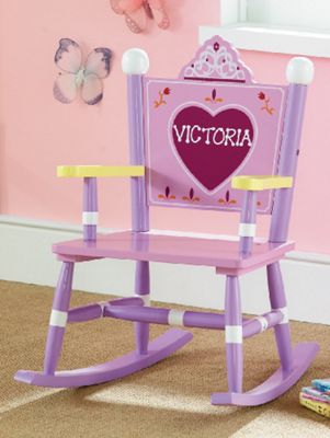 Personalized Princess Rocking Chair