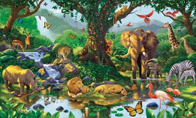 Natures Harmony Mural