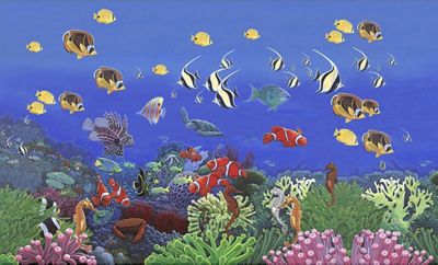 Wonders Of The Sea Mural