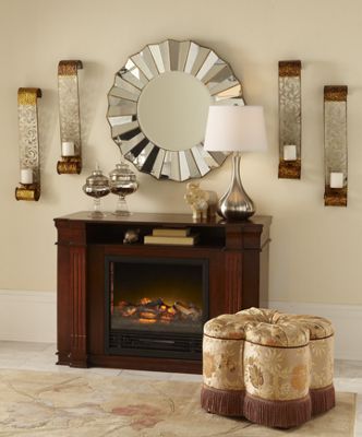 2 Piece Glastonbury Laser Cut Wall Candle Sconce Set