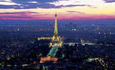 Paris Lights Mural