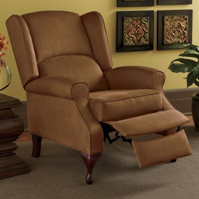 Microfiber Wingback Recliner