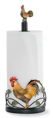 Rooster Paper Towel Holder