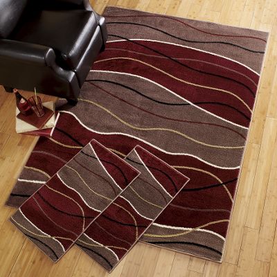 Wave 3 Piece Rug Set