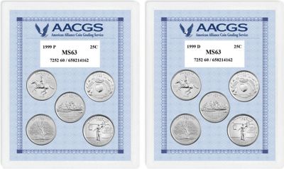 1999p d Statehood Quarters