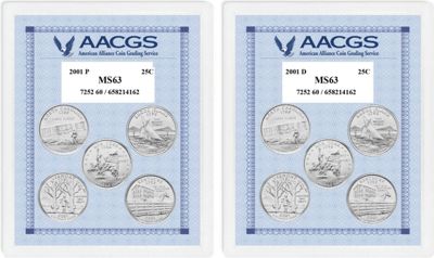 2001p d Statehood Quarters