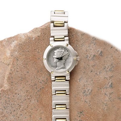 Silver Mercury Dime Magnetic Watch