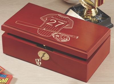 baseball keepsake box