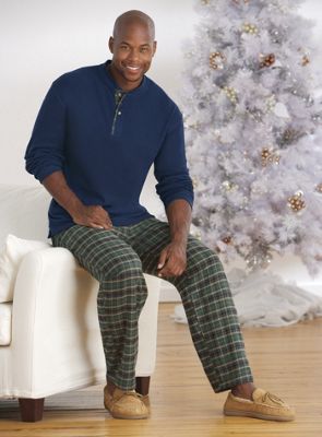 2 Piece Plaid Lounge Set
