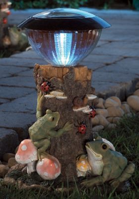 Solar Frog Tree Trunk 1