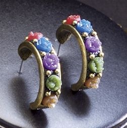 Earrings Geo Chunk
