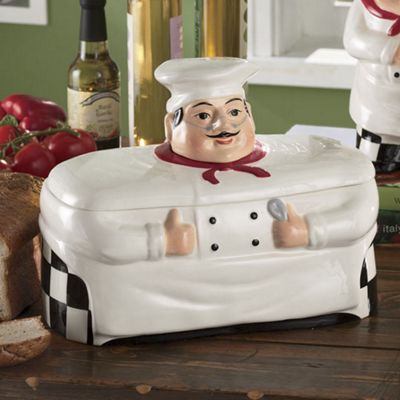 White Chef Bread Box