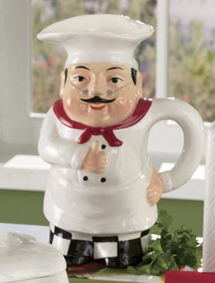 White Chef Pitcher