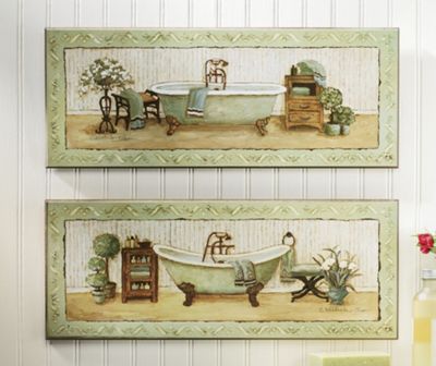 Set Of 2 Tranquil Escape Plaques