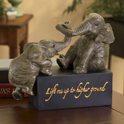 Higher Ground Elephant Figurine