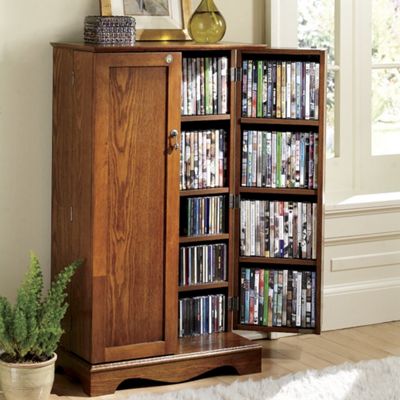 Locking Media Cabinet A