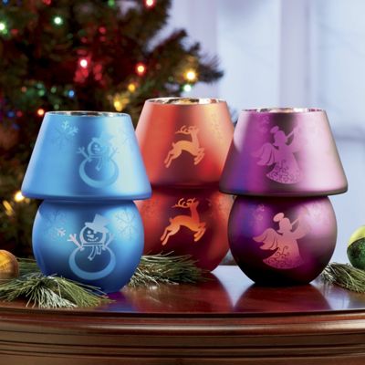 Led Glass Candleholder
