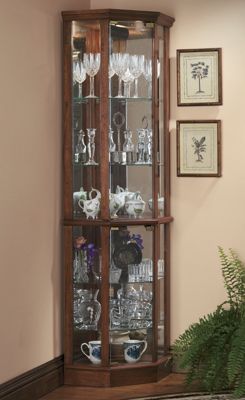 Lighted Corner Curio A