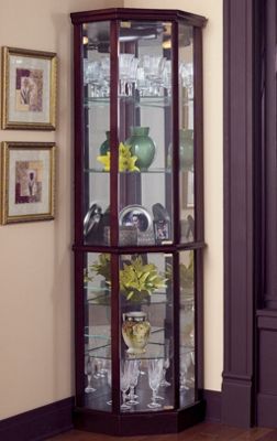 Lighted Corner Curio A