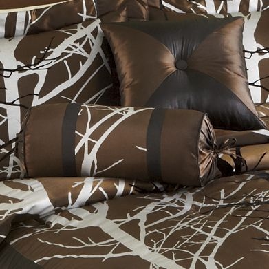 Flocked Branch Pillows Set Of 2