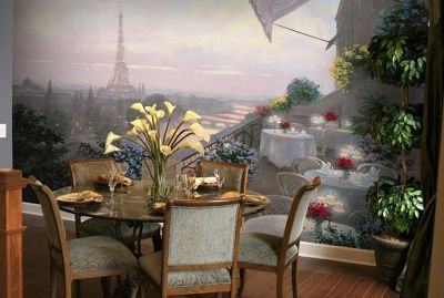 Dinner on the Terrace Wall Mural