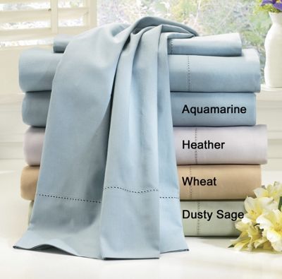 300 Thread Count Hemstitch Percale Sheet Set