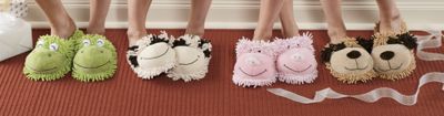 Fuzzy Friends Slippers