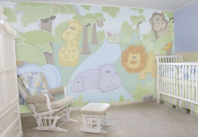 Small Safari Wall Mural