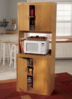 Space Solutions Microwave Cabinet 1