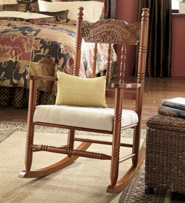 Love Hope Faith Rocking Chair