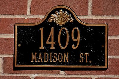 Address Plaque