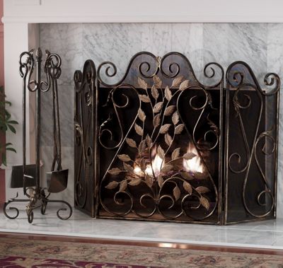 Windamere Fireplace Screen and Tools