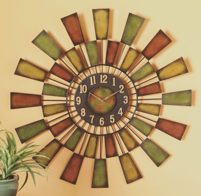 Citrus Burst Wall Clock