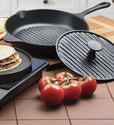 Cast Iron Ribbed Grill Pan