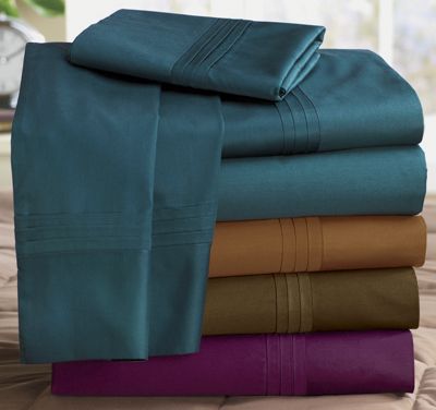 500 Thread Count Egyptian Cotton Triple Pleat Sheets