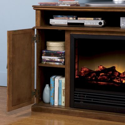 Mission Fireplace TV Stand