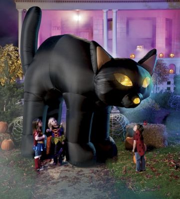 Inflatable Black Cat