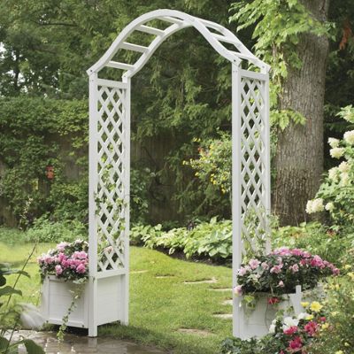 P�rgola p/jard�n c/jardineras
