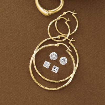 4 Pair Earring Set