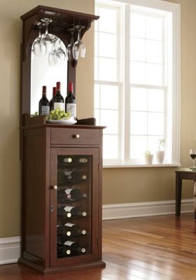 Locking Wine Cabinet