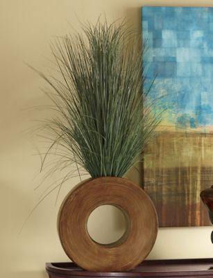 Deryn Vase With Tall Grass